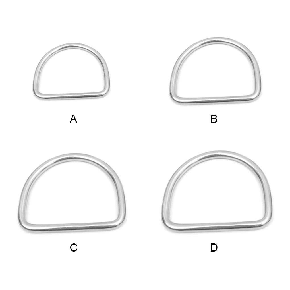 

D-образное кольцо для подводного плавания, ремни, пряжки, аксессуары, веревочный обруч, фиксирующее кольцо 2-6 мм