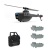 Black Hornet C128 RC Helicopter 4 Propellers 1080P Camera 6 Axis Electronic Gyroscope Air Pressure for Height Vs C186 RC Drone 6