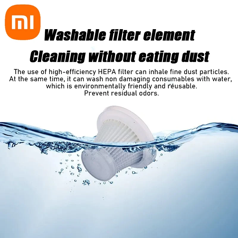 Original Xiaomi 1200000PA Wireless Car Vacuum Cleaner Portable Handheld Vacuum Cleaner Smart Home Car Dual-purpose Dust Catcher