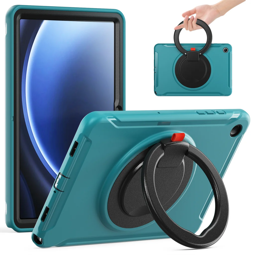 

Чехол с ручкой для Samsung Galaxy Tab A9 SM-X110 X115 X117 A9 Plus X210 X216 X218, вращающийся на 360 градусов защитный чехол с плечевым ремнем