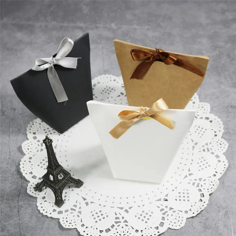 

5/10pcs Thank You Candy Dragee Box Birthday Decoration Bonbonniere Gift Boxes Bride Favors Paper Bag Wedding Favors for Guests
