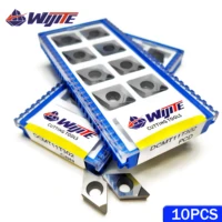 Outil de tournage CNC DCMT11T302 DCMT11T304 DCMT11T308 outil PCD usinage aluminium et cuivre CBN pour acier dur et fonte DCMT 3