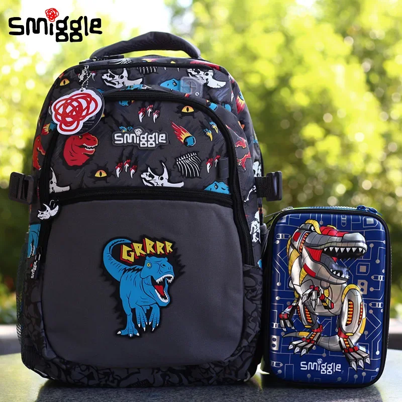 

Genuine Australian Smiggle Cute Dinosaur Backpack Children'S Stationery Student Pencil Case Backpack Student Gift