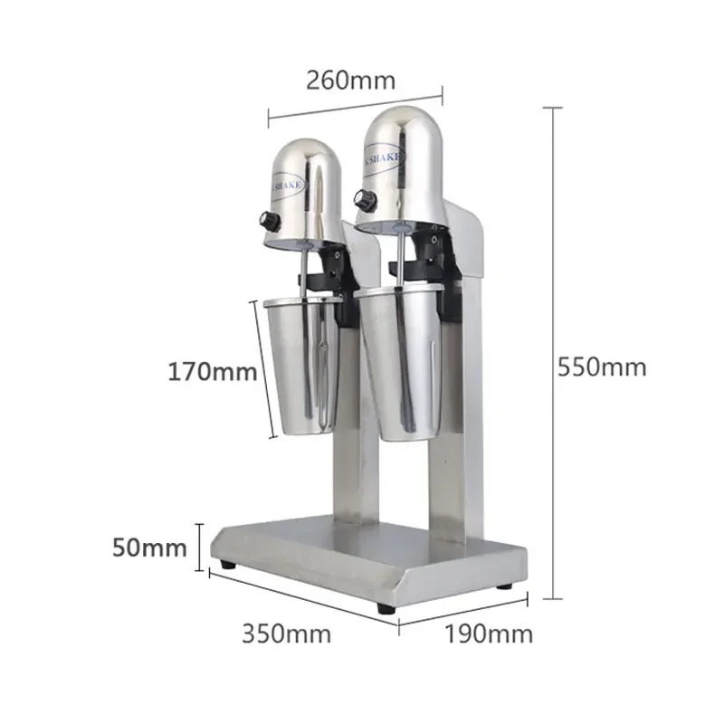 Milkshake Machine Milk Tea Shop Commercial Milk Tea Single&Double-head Mixer  Electric Automatic Milk Foaming Machine - AliExpress