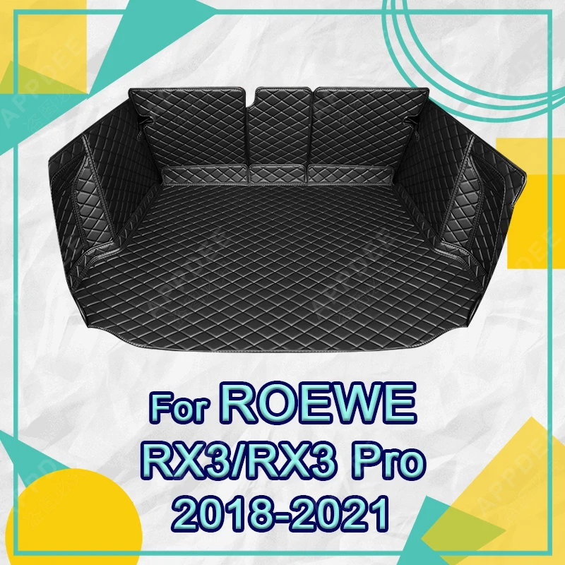 

Auto Full Coverage Trunk Mat For Roewe RX3/RX3 Pro 2018-2021 20 19 Car Boot Cover Pad Cargo Liner Interior Protector Accessories