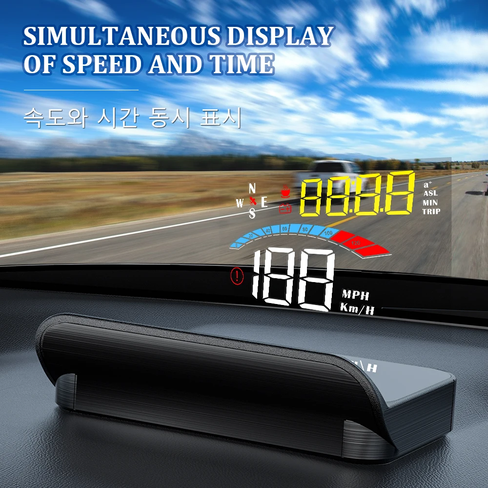 OBDHUD M16  ÷ ӵ, Ʈ  ϸ ħ ˶ δ,     , GPS HUD