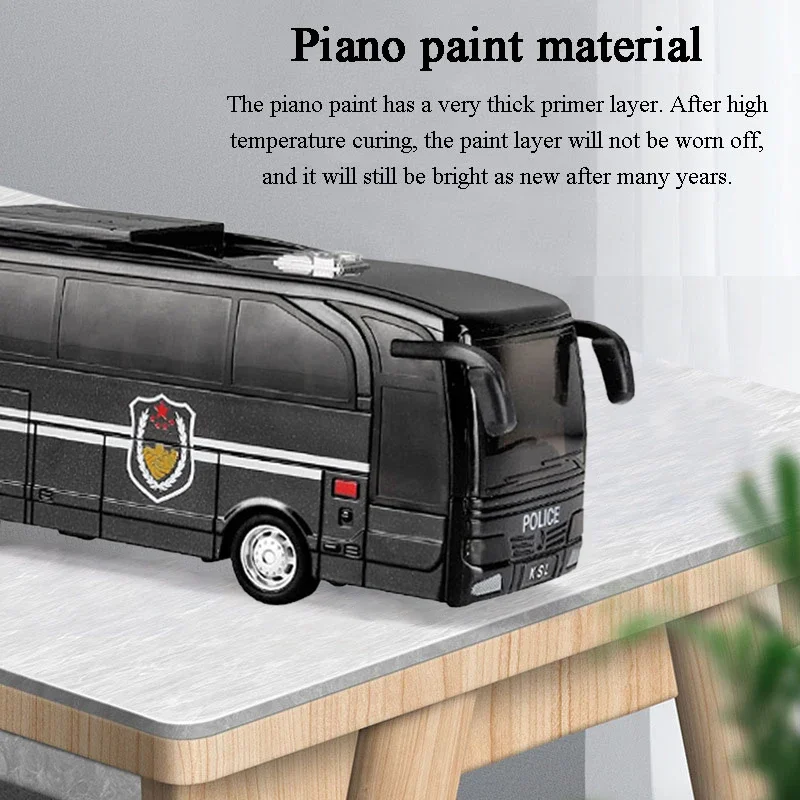 School Bus Toys Cars Plastics Little Cars City Bus With Sound And Light Up Friction Powered Cars Play Toys Gift For Kids