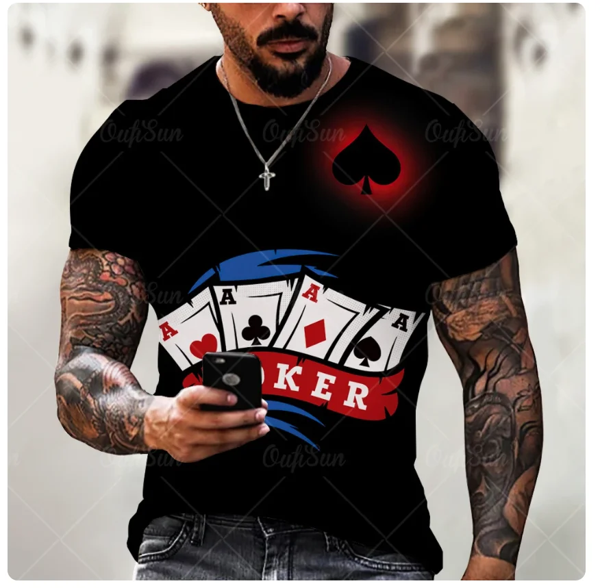 

Мужская Летняя дышащая футболка с коротким рукавом, Повседневная футболка с круглым вырезом и 3D-принтом в уличном стиле, модель 2024 года