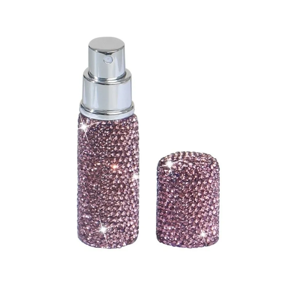 New 10ml Perfume Bottle Portable Empty Refillable Bottles Glass Full Rhinestone Storage Container Makeup Tool
