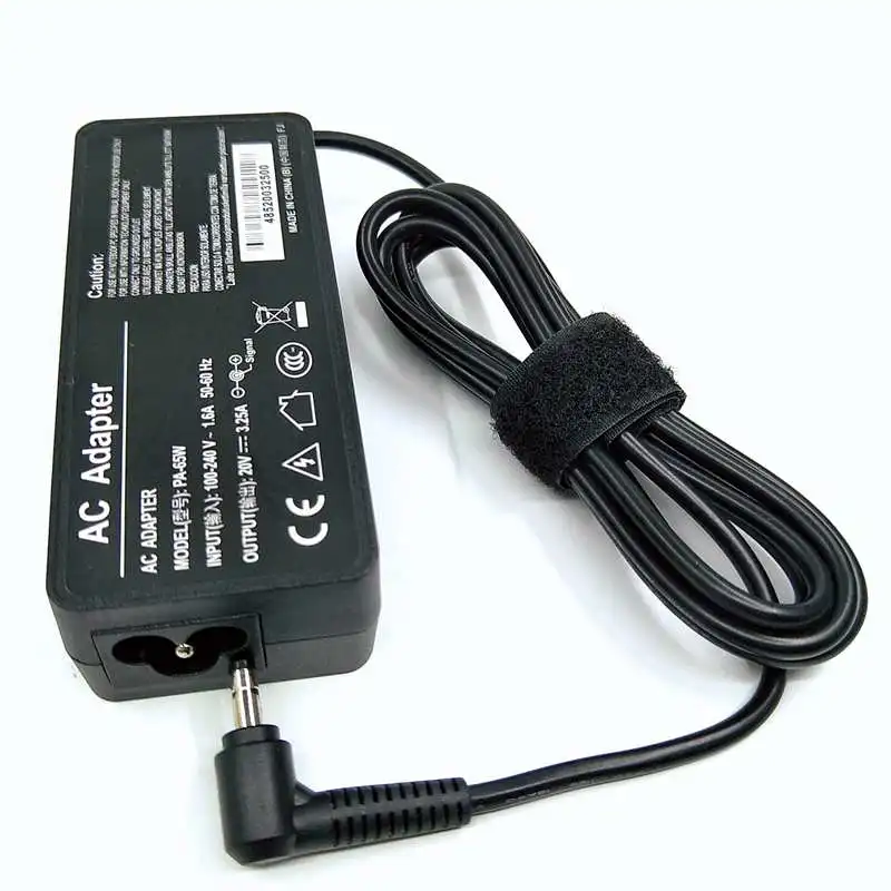 AC Laptop Charger 20V 3.25A 65W 4.0*1.7mm For Lenovo IdeaPad 330s 320 100-15 B50-10 YOGA 710 510-14ISK Redmibook 14 13 Adapter