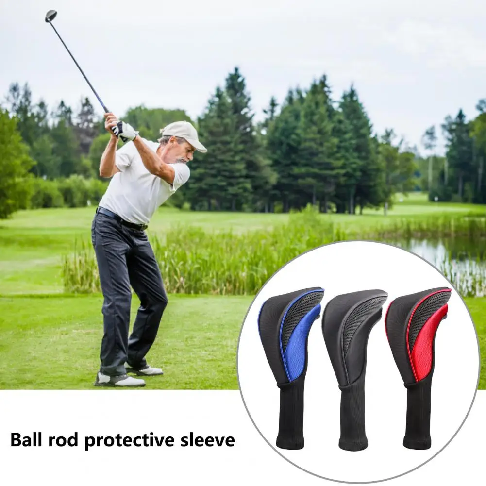 1Pc Golf Wood Cover Driver 1/ 3/ 5 Fairway Woods Headcovers Long Neck