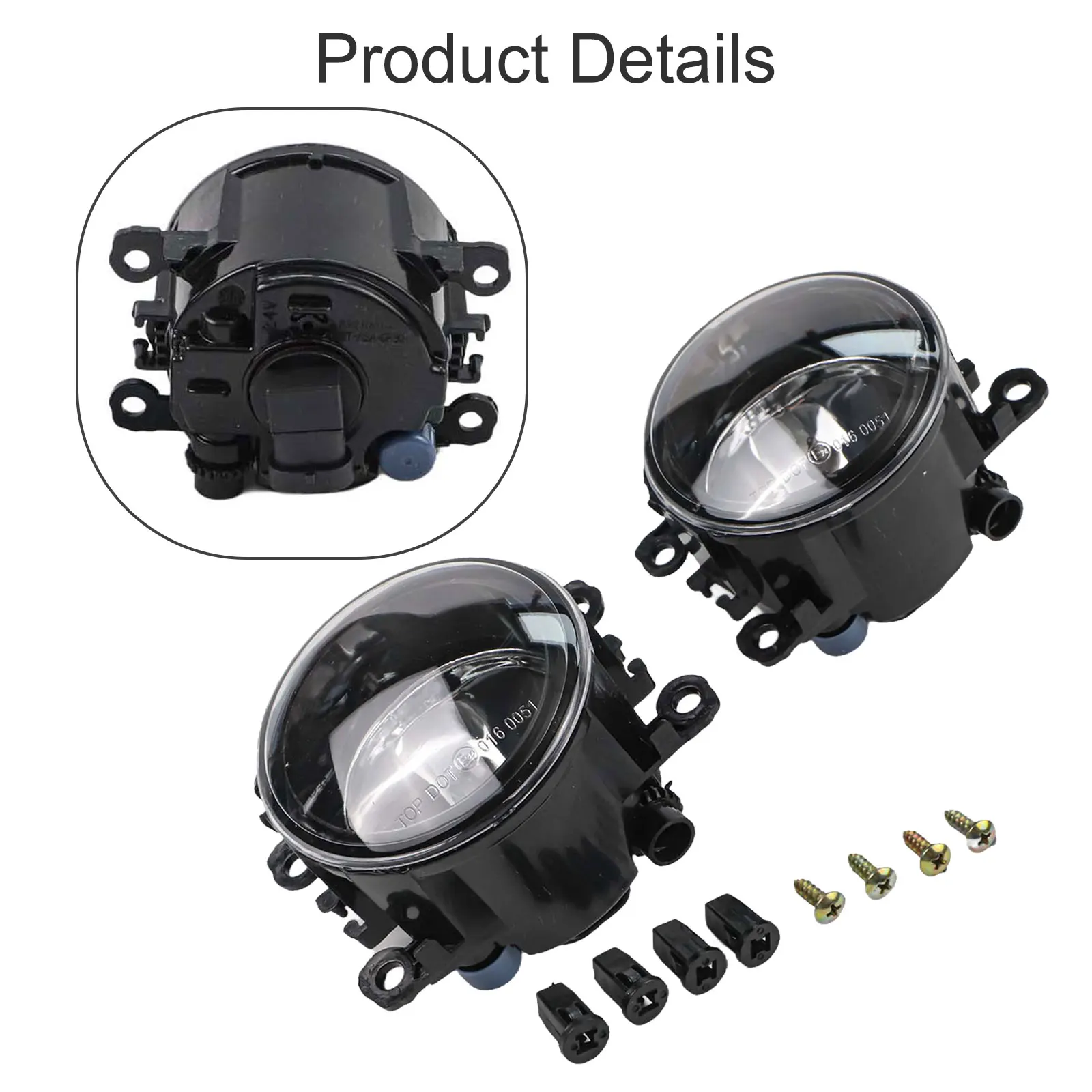Front Fog Light Kit For Suzuki Grand Vitara & SX4 Sedan (2006-2012) - Halogen Lamps With H11 Bulbs