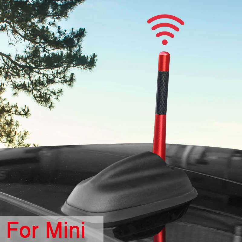 

Car Roof Antenna For Mini Cooper JCW R56 R55 R60 R61 F54 F55 F56 F60 R58 Universal Radio Aerial Carbon Fiber Styling Accessories