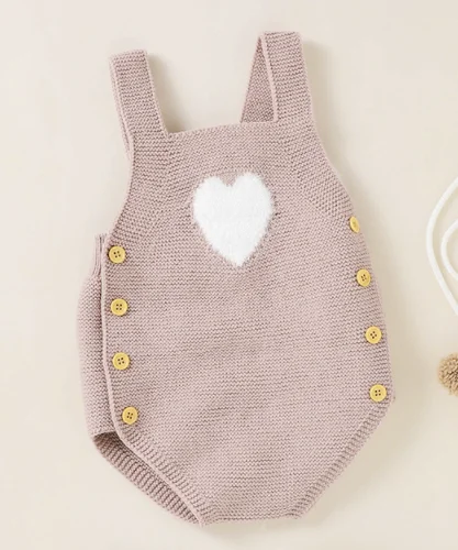 Winter and Spring Arrival Baby Unisex Sleeveless Color Patchwork Rompers Overalls