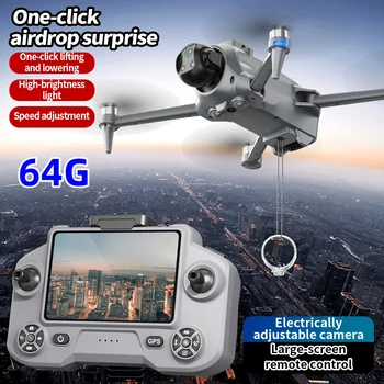 AE20 MAX GPS Drone Gimbal HD Camera 5G WIFI Schermo remoto 22min Volo Brushless pieghevoli professionali Grande schermo RC Quadcopter