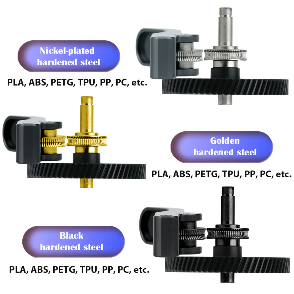 For Bambulab A1 Mini Extruder Gear A1 Gear Hardened Steel Gear High Quality Extruder Kit For Bambu Lab A1 Extruder Gear Parts image 6