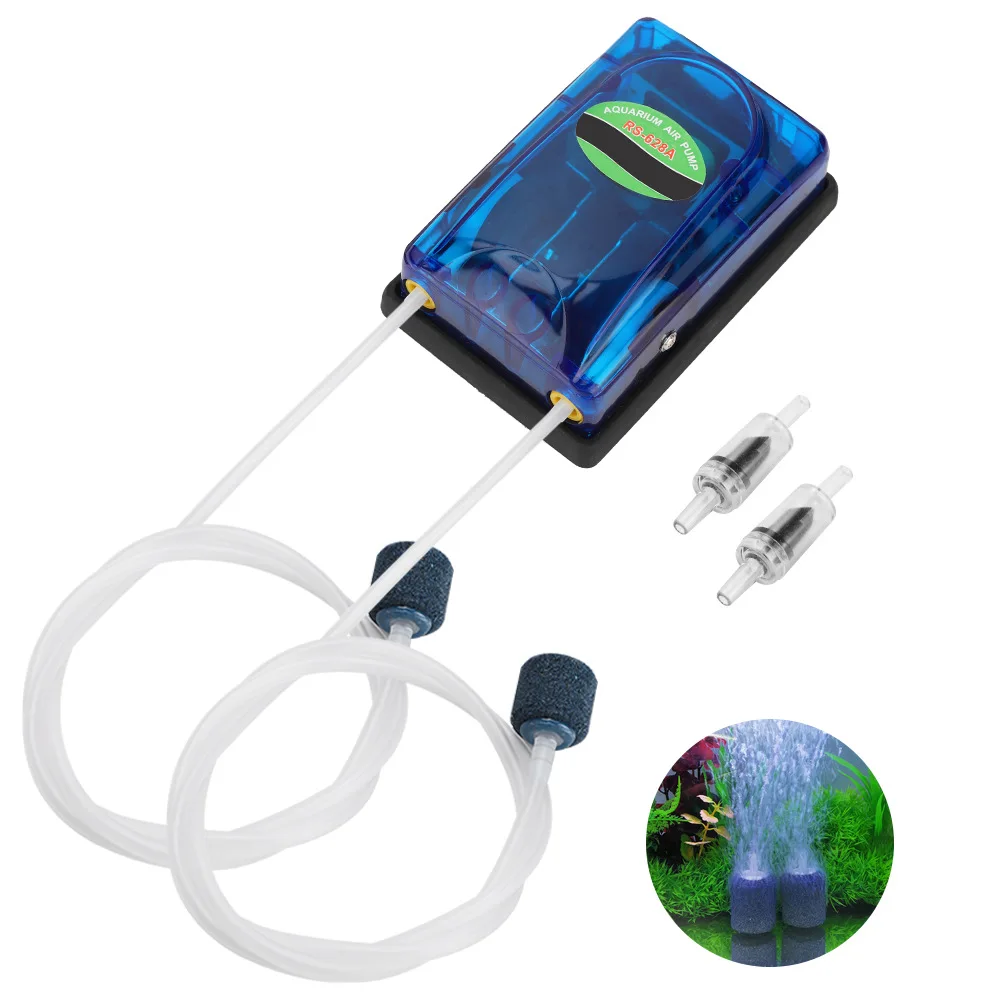 

Resun Fish Tank Small Oxygen Pump RS-518A/628A Oxygen Pump Aquarium Transparent Oxygen Pump Aquarium Accessories