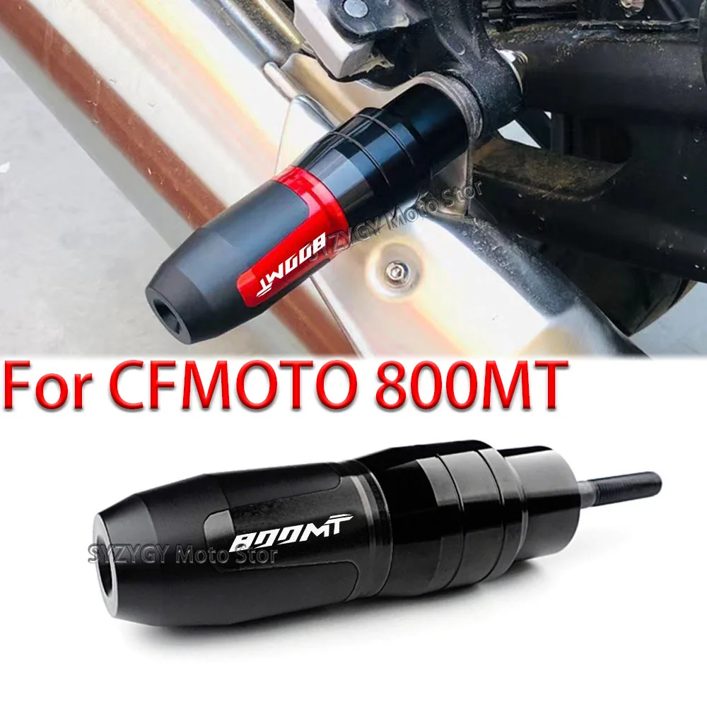 

For CFMOTO 800MT Motorcycle accessory CNC Accessoires Falling protection Exhaust Slider Crash pad slider with logo