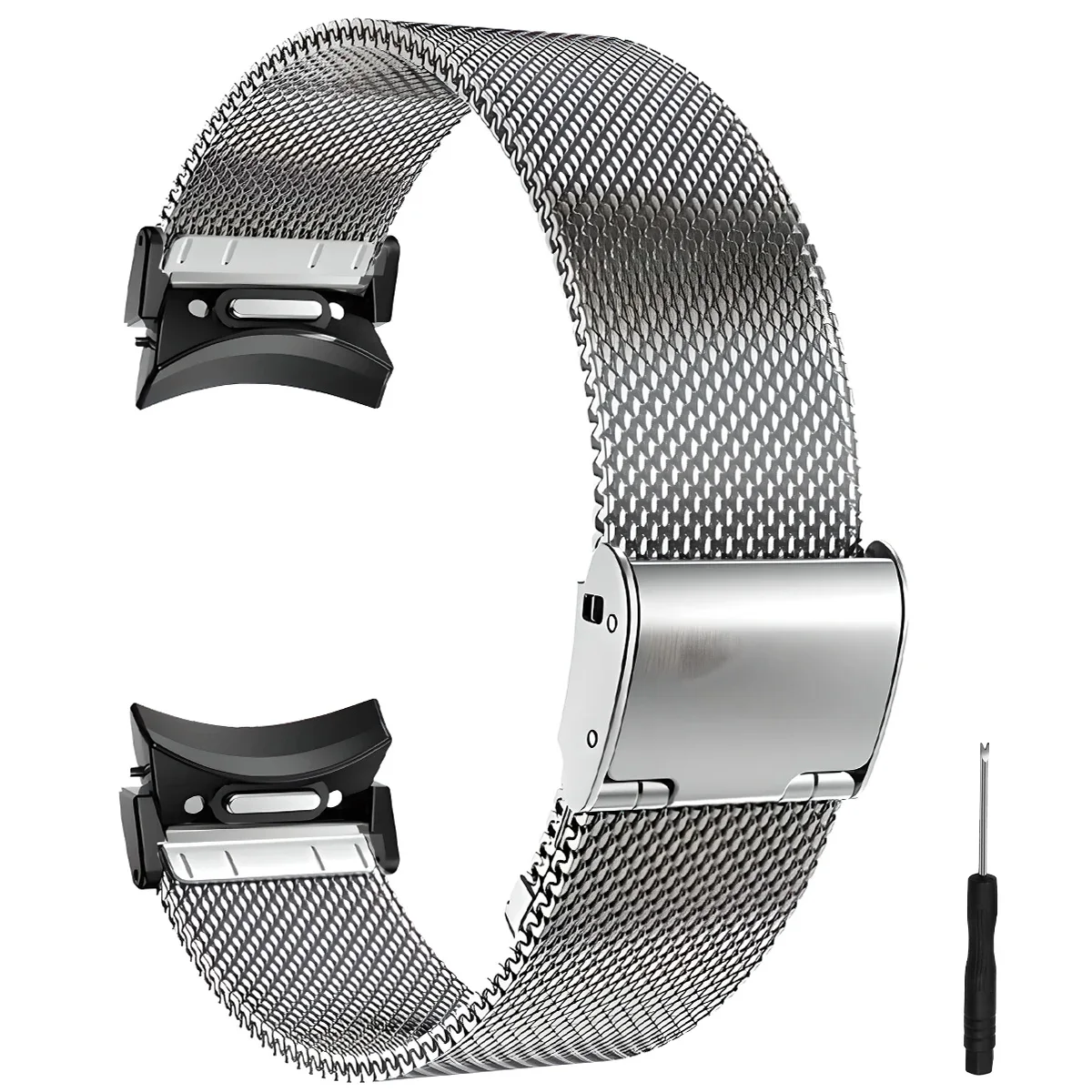 Elegant Milanese Mesh Metal Band for Smartwatch - Quick Fit Design Bracelet Strap