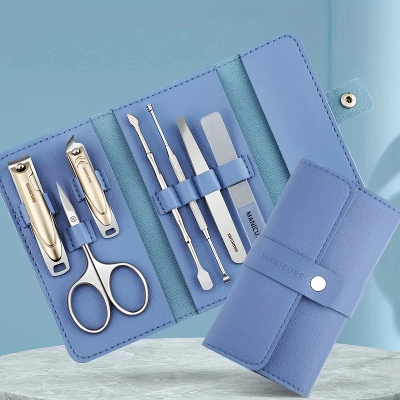 Nail Clippers Set Manicure Tool Set Cuticle Nippers Cutter Kit Ear spoon Personal care Nail Clippers Toenail Fingernail Cutter 4pcs ногтей искусства cuticle spoon pusher nipper cutter trimmer маникюр уход инструменты