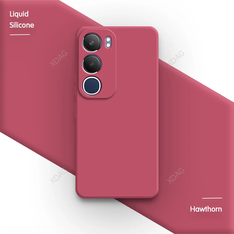 Premium Silicone Case with Lens Protection - Soft Back Cover