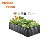 VEVOR Raised Garden Bed Kit Large Metal Raised Planter Box Garden Beds Outdoor for Vegetables Flowers and Herbs with Open Bottom 1