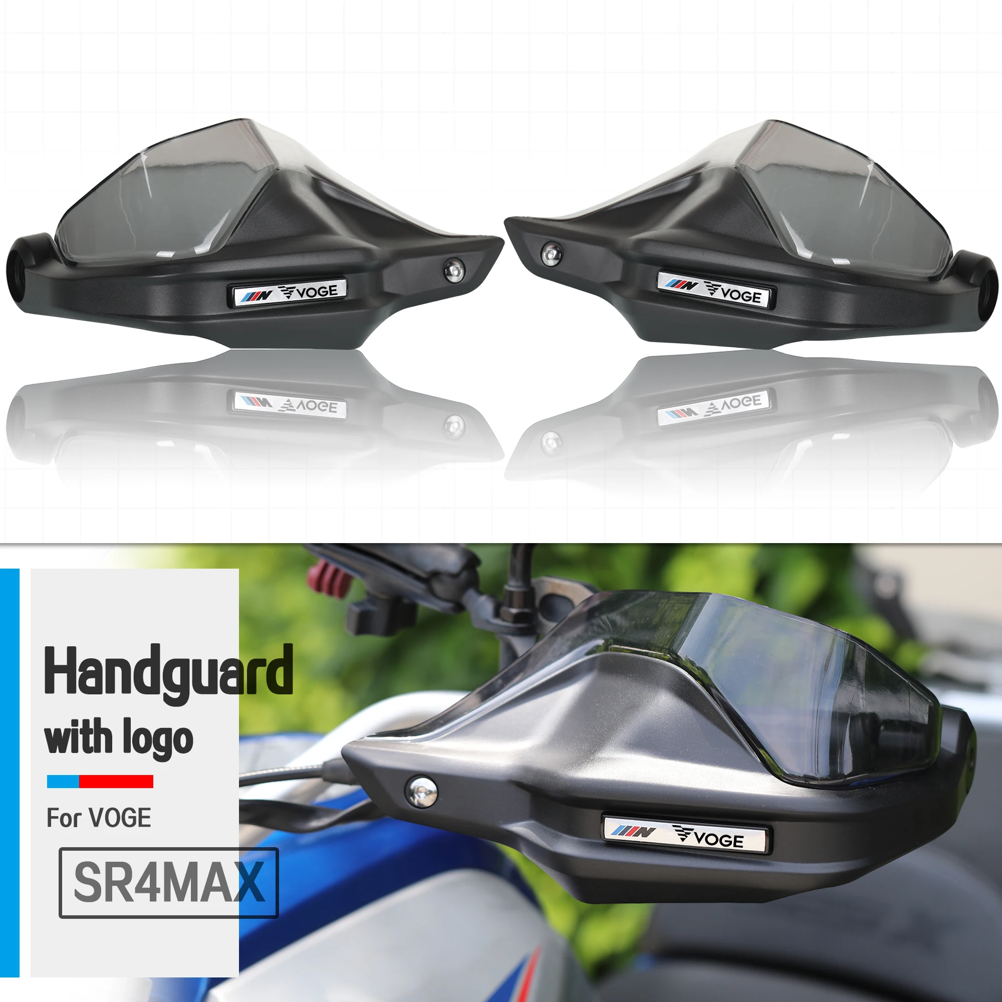 

For Loncin VOGE SR4 MAX SR4MAX 2022-2024 Motorcycle Hand Guard Lever Protector Handlebar Handguard Shield Handle Guards SR4 MAX