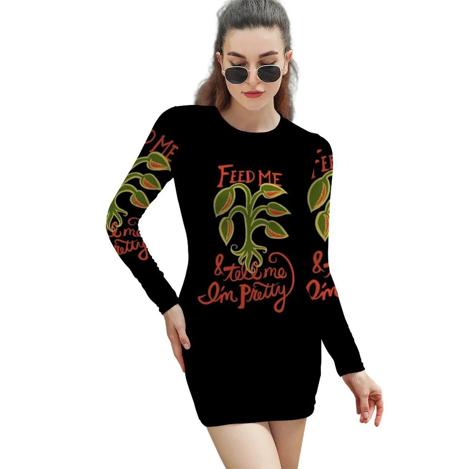 

Plant Mom Humor Long-Sleeved Sheath Dress prom dress 2024 dress luxury woman evening dresses summer