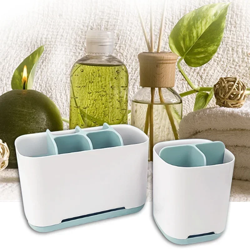 

Wall Bathroom Plastic Organizer Multifunctional Toothpaste Basket Box Accessories Storage Toothbrush Kitchen Holder New