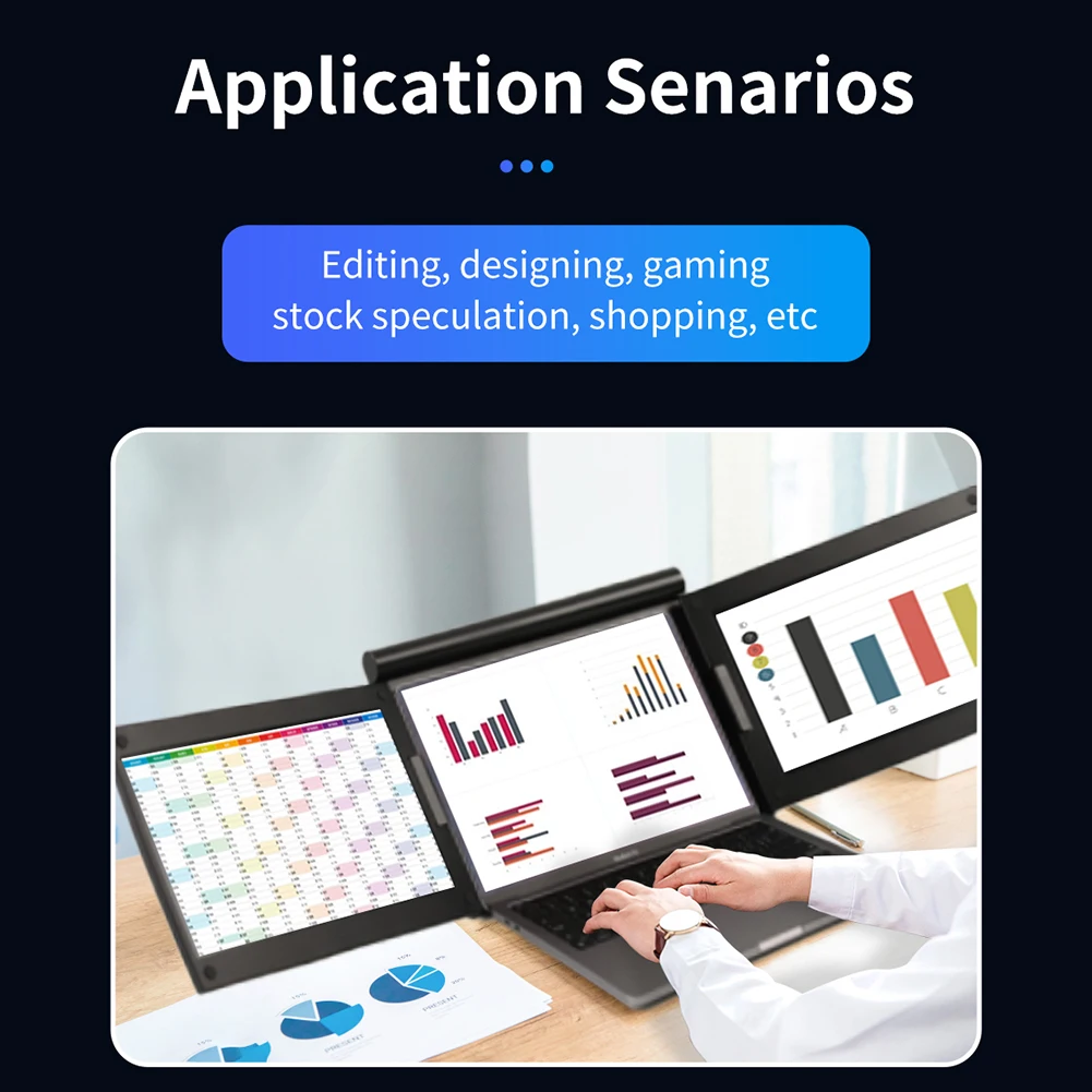 ޴ 13.3 ġ Ʈ ũ , Ʈ ǻ, 1080P HD Ȯ  , MacOS PC ӿ OSD Ʈ 
