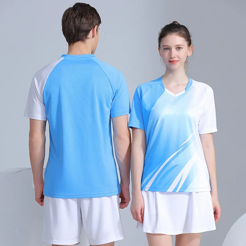 Sporting Sportswear Quick Dry Badminton Shirt ,Men Badminton Clothes Table Tennis Shirt Table Tennis Clothes POLO T Shirts