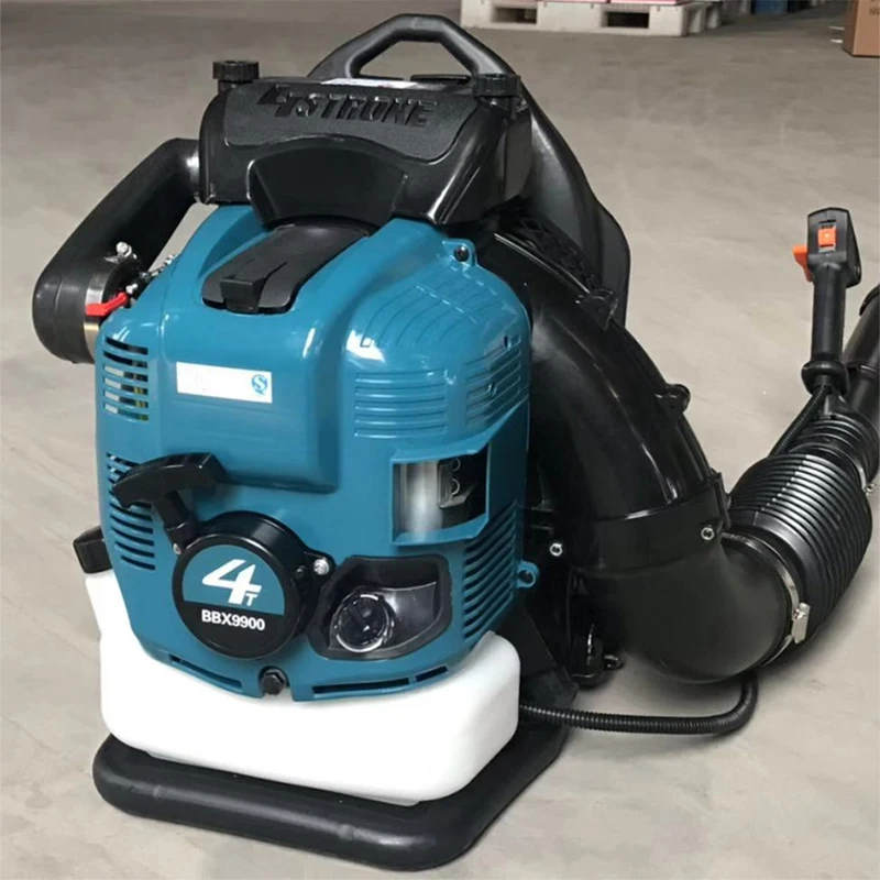 Gas Blower BBX9900 Four-Stroke 75.6cc Knapsack Snow Blower Petrol Leaf Blower Leaf Vacuum Wind Fire Extinguisher High Vacuum Fan