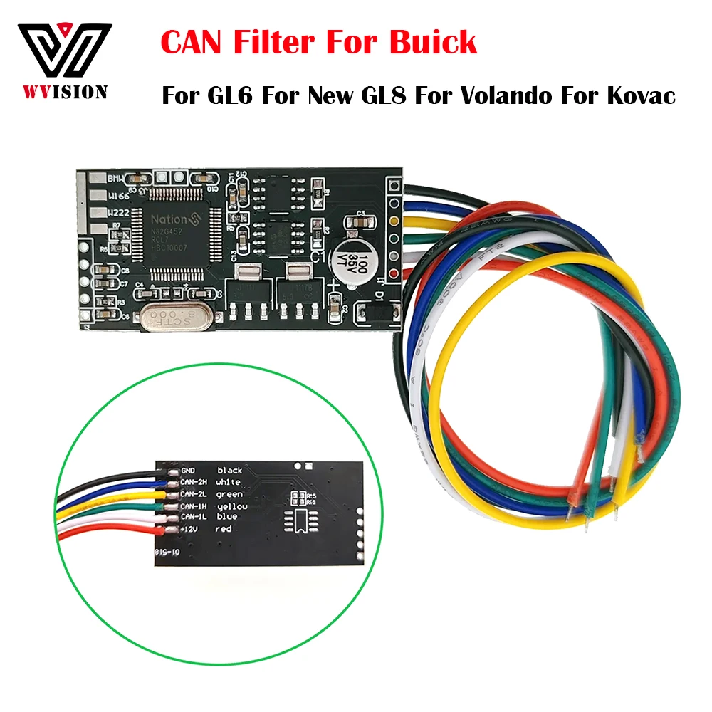 

NEW CAN Filter for Buick For GL6 For New GL8 For Volando For Kovac Blocker Filter Emulator for Kilo-meter Cluster Calibration