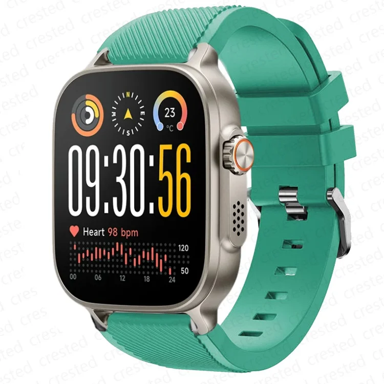 Sport Silicone Band Replacement Bracelet - Premium 22mm Watch Strap