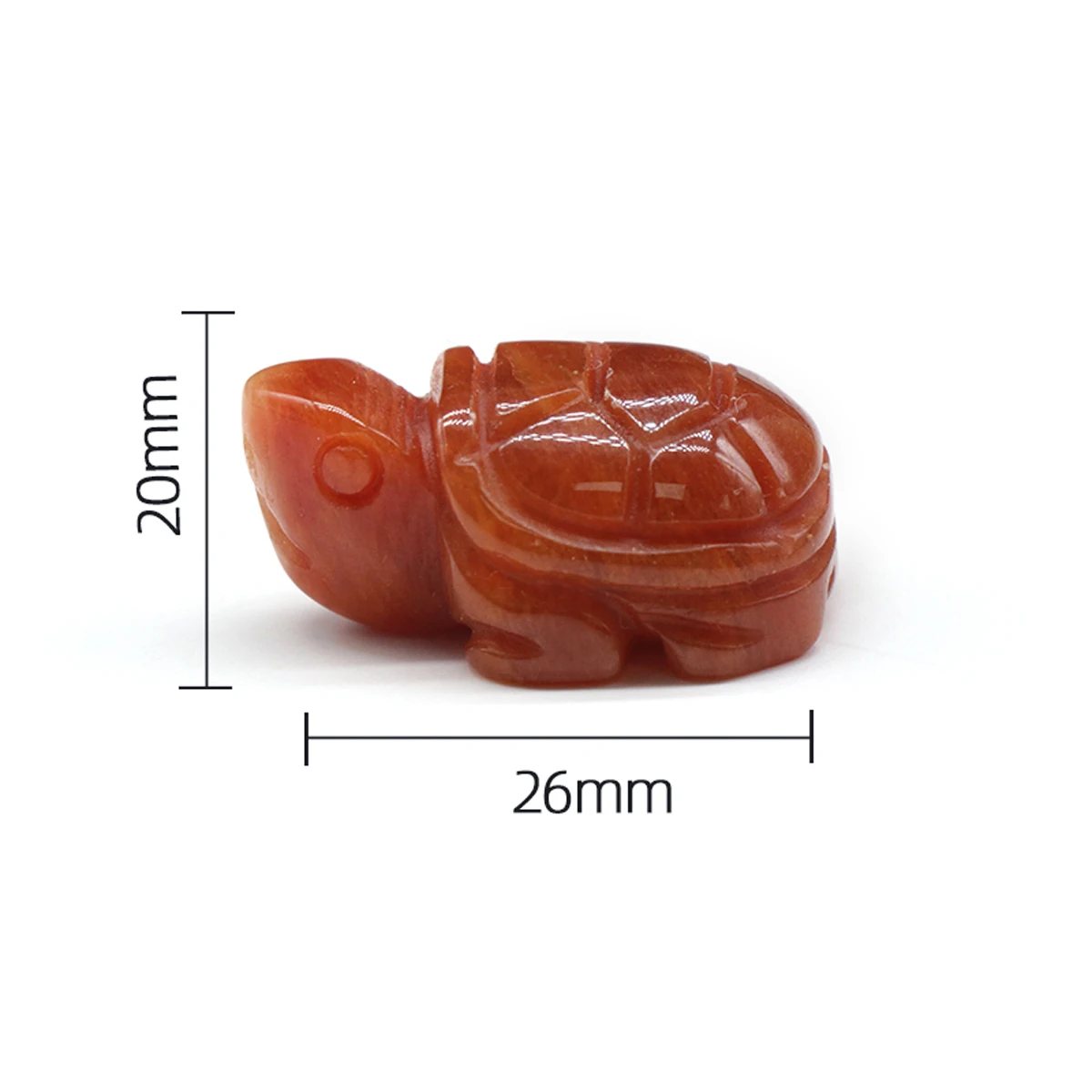 1pc Turtle Statue Natural Stone Crystal Agate Halo Treatment Mineral Gem Home Decoration Crafts Decoration Gifts