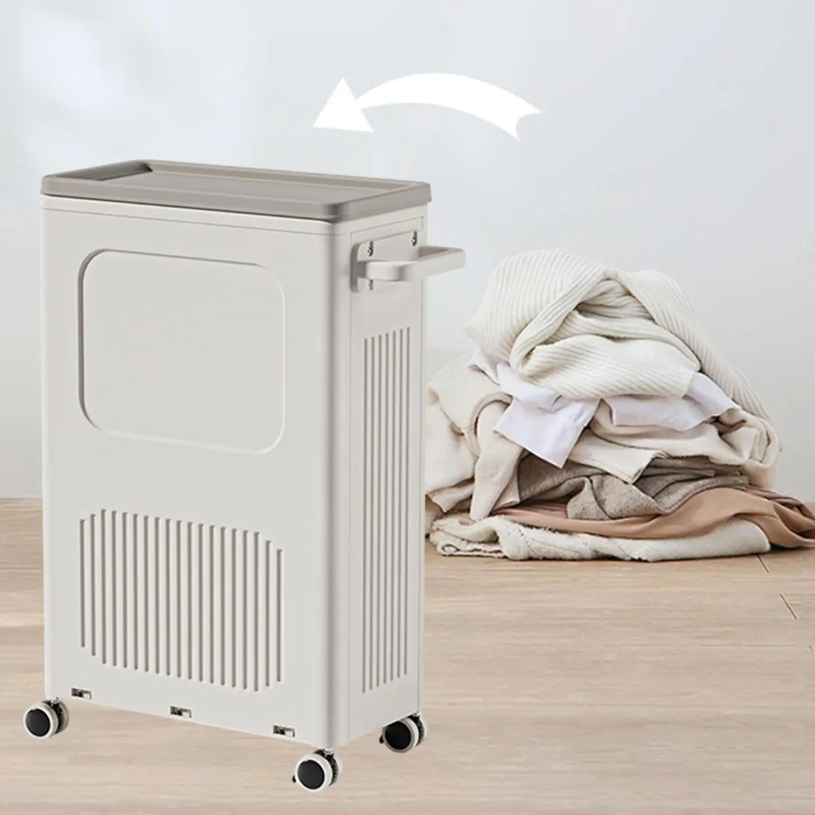 Foldable Laundry Basket Storage Organizer Container Portable Dirty Clothes Laundry Basket for Indoor Washing Storage Bedroom