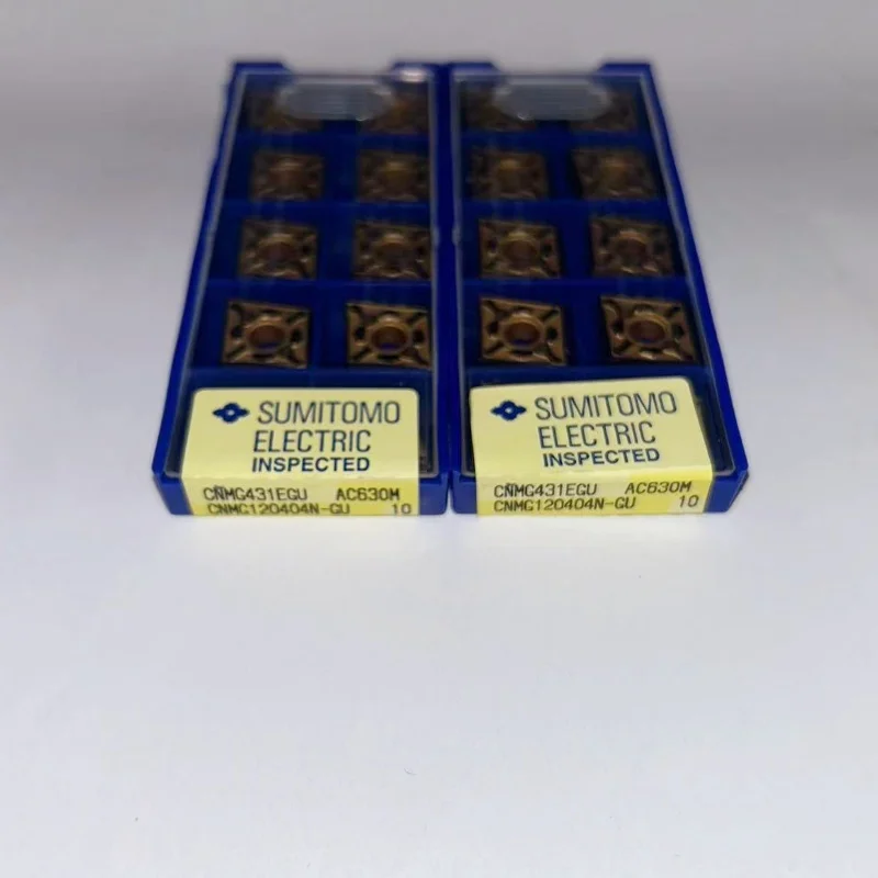 

Sumitomo CNMG120404N-GU AC630M CNMG120408N-GU AC630M CNMG120412N-GU AC630M CNC turning tool blade carbide inserts 10Pcs