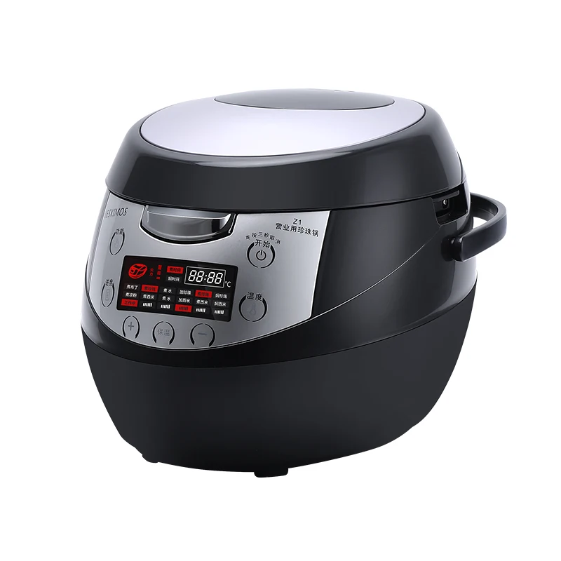 110V 220V 5L 6L Small Bubble Tea Pearl Cooking Cooker Machine Tapioca Ball Cooker Pot Sago Electric