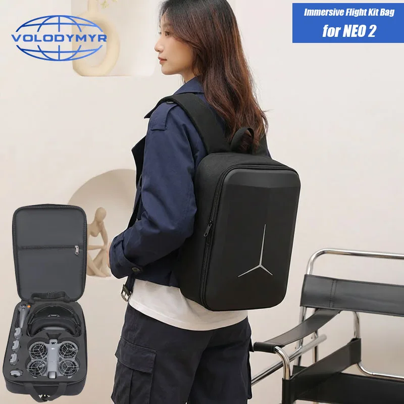 Étui de transport pour drone DJI NEO 2 - Sac de rangement EVA, protection portable