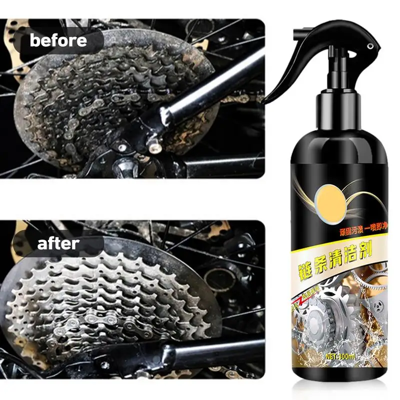 

Bike Degreaser Spray 300ml Effective Biodegradable Bicycle Chain Cleaner Motorcycle Chain Cleaner Spray Effectively Deep Cleans