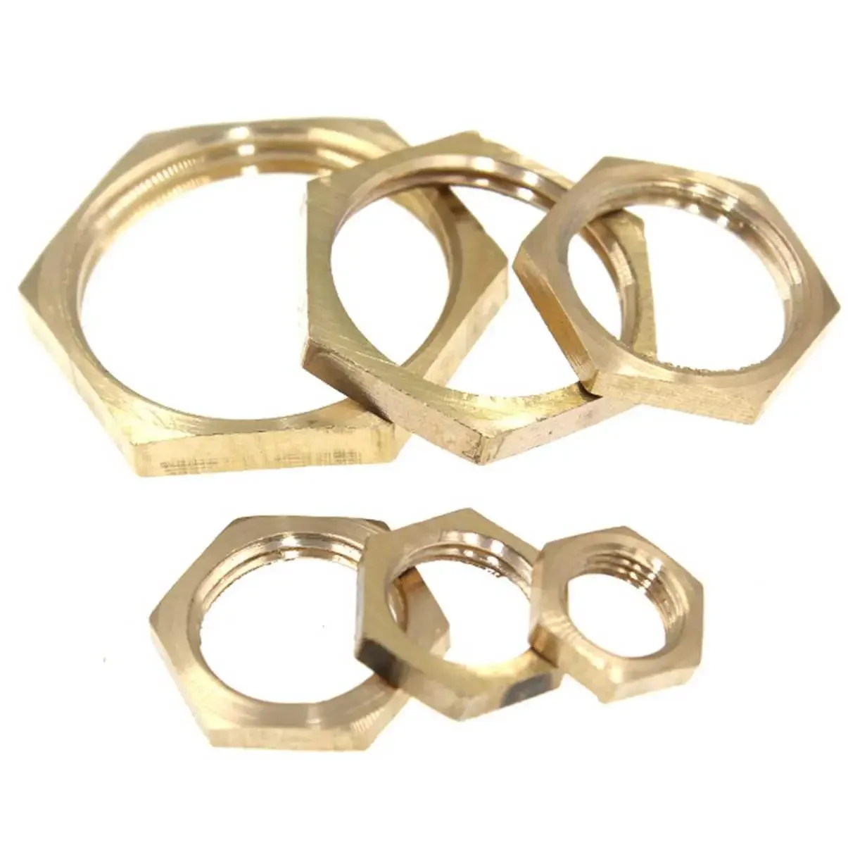 

Lot10 1/8 дюйма 1/4 дюйма 3/8 дюйма 1/2 дюйма 3/4 дюйма 1 дюйм BSPP метрические M10 M12 M14 M16 M20 латунные гайки с шестигранным замком