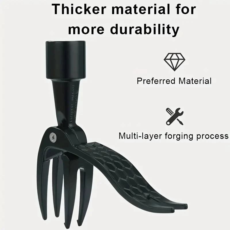 Long Handle Standing Foot Weeder Machine Outdoor Garden Lawn Weed Removal Portable Weeding Head