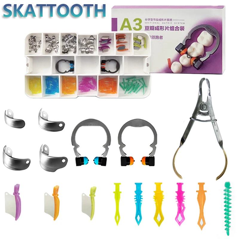 1set-Dental-Matrix-Bands-A3-Sectional-Contoured-Matrix-Bands-with ...
