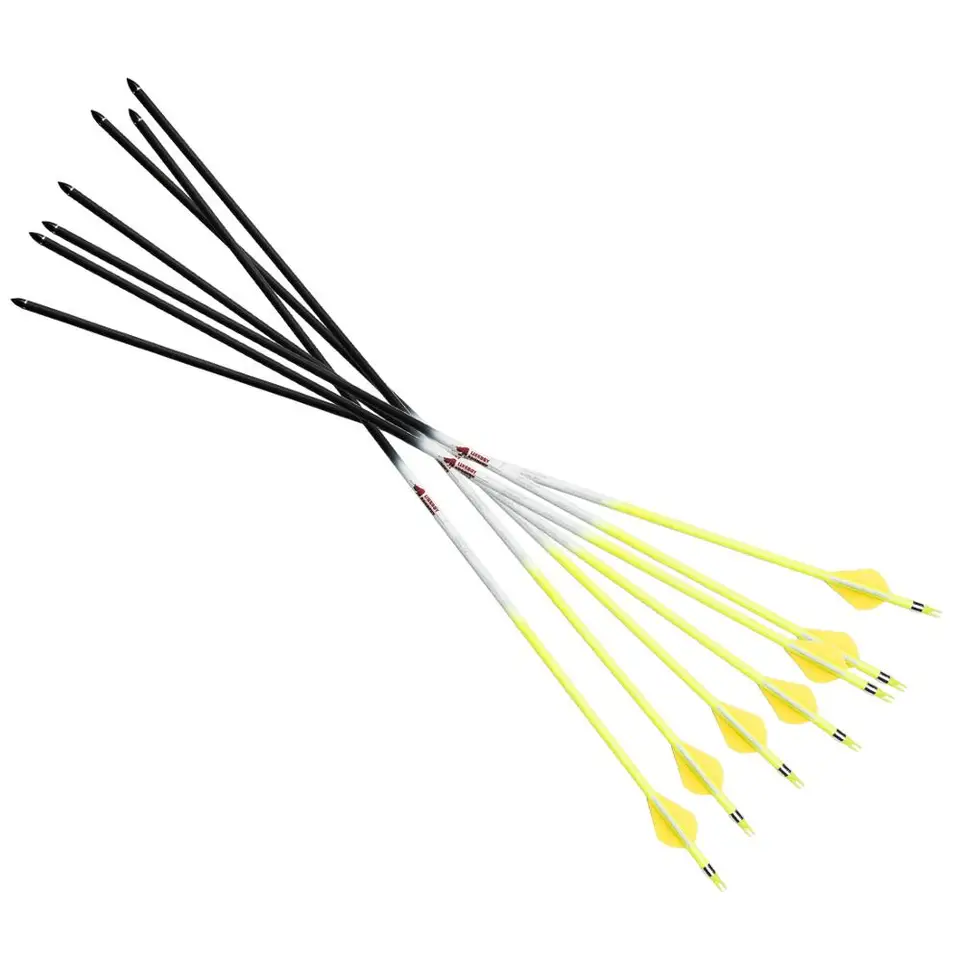 18 Tubes De Flèches Carbone Linkboy SP340 400 600 - ID 6.2mm - 30/32 Pouces - Pour Chasse à L'arc