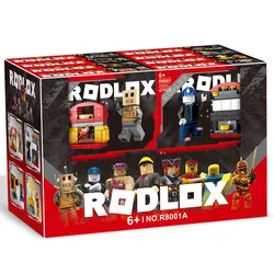 Roblox - Inspired Building Blocks: 8 Style Virtual World Adventure Set (8Pcs)