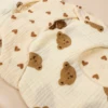 4pcs Pure Cotton Cute Print Bibs Baby Bandana Bib Boys Girls Newborn Infant for Drooling Kid Daily Wear Breathable Saliva Towel 6