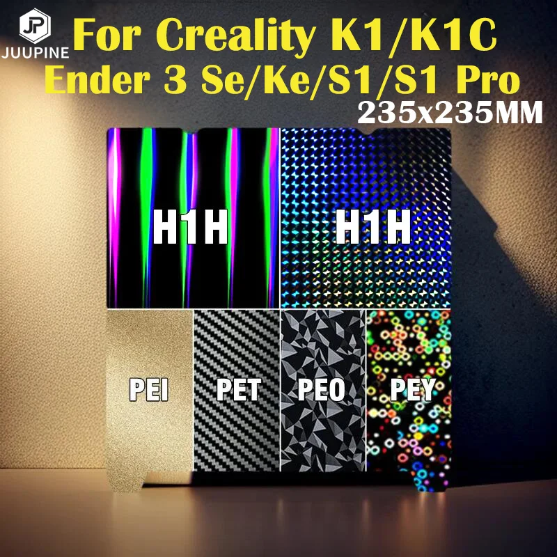 3D Drucker Bauplatte 235x235mm - Federstahl Mit PEY Beschichtung