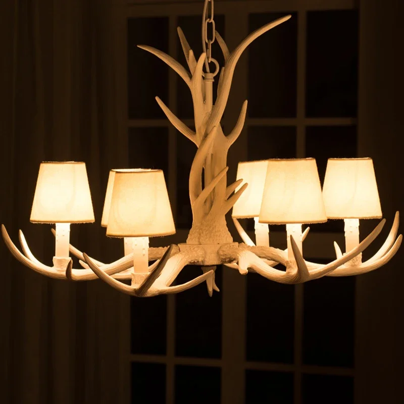 

TEMAR Nordic Antler Pendent Lamp American Retro Living Room Dining Room Villa Coffee Shop Clothing Store Decoration Chandelier
