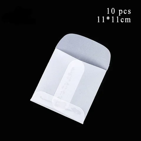 

10Pcs/Pack Courier Packing Bags Waterproof Multi Purpose Translucent Square Sulfuric Acid Postal Paper Envelope Storage Bag