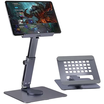Aluminum Tablet Stand Desk Riser 360° Rotation 1